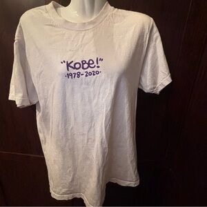 Kobe Bryant Tribute White T-shirt